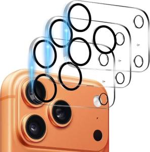 3PCS Tempered Glass Camera Lens Protector for iPhone 17 Air 17E 16E 16 E Pro Max 15 Plus 14 13 12 11 17Pro Phone Protection Film