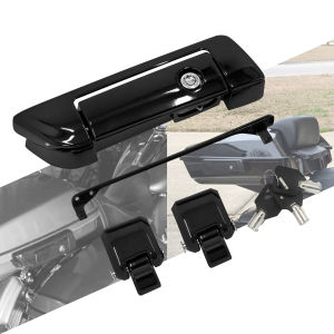 Mactions | Motorcycle Tour Pack Trunk Latches Tour Pak Pack Trunk Lid Latch with Keys Fit for Harley For Touring For Road King