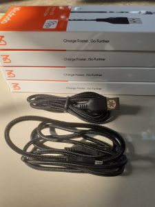 Mcdodo Kabel data Nylon braided 3A micro USB fast Charging ori