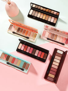 MONLEYTA | New 2025 Earth Tone Glitter Eyeshadow Palette