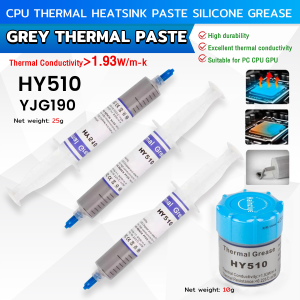 MaxPlus HY510 YJ-G190 Grey Thermal Paste for CPU GPU Cooler Cooling Heatsink Paste 25g 10g
