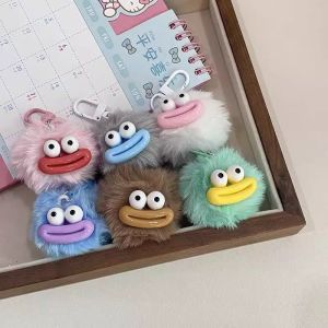 JIFANPAUL | Cute Sausage Mouth Ball Keychain Fun Couple Friends Accessory