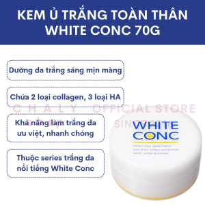 Kem White Conc Whitening Body Pack CII dưỡng ủ trắng toàn thân 70g Nhật Bản