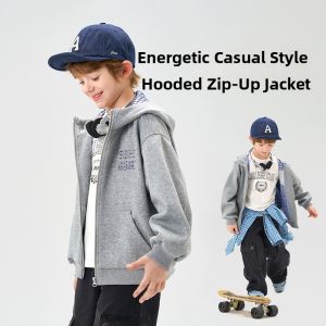 Ask Junior | Autumn New Boys Hooded Cardigan Sweater