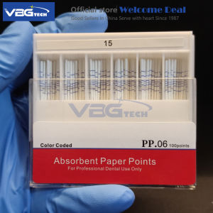 With Scale PP Taper F1 F2 F3 F4 F5 Dental Endodontics Paper Tip Cone Disposable Dental Absorbent Paper Point Dentistry Materials