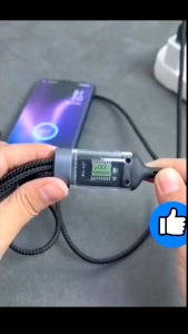 Dây Sạc Tự Ngắt 3 Đầu 100W Micro USB Type C 3 trong 1 Dài 1m2 - Cáp Sạc nhanh bọc dù Phone Phụ Kiện