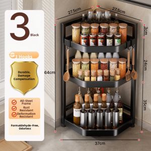 YIXUAN | Corner Spice Storage Rack
