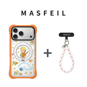 MASFEIL | Little Prince Star for iPhone18Promax Case Magnetic Tape Holder Go4 Apple 17Pro Case Pivot Point Transparent 17pm Silicone Soft Edge