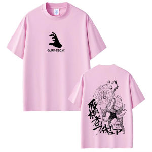 Bandai | Anime My Hero Academia Shigaraki Tomura T-shirt Men Women Casual High Quality Cotton T Shirts Man Cartoon Manga Cosplay T-shirts