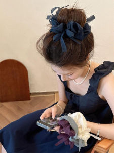 Dây Buộc Tóc Nữ Thời Trang Cao Cấp Mới 2025 Dây Buộc Tóc Bằng Cao Su Phụ Kiện Tóc Hoa Dây Buộc Tóc Phụ Kiện Tóc