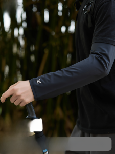miiow | Mens Loose Ice Silk Sun Protection Sleeve Fishing Outdoor Hiking UV Protection Arm Cover Polyester Fiber Summer Spring