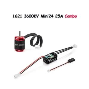 Hobbywing QuicRun WP Mini24 25A W/ 1621 3200KV/3600KV RC Outrunner Motor Combo for 1/24 1/18 RC Crawler Axial SCX24 TRX4M RC Car