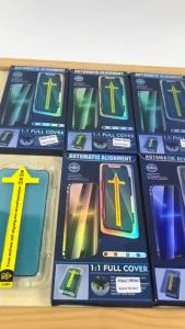 Kính cường lực Iphone tự dán trong suốt Blue Arow full màn cho IP X/Xr/11/12/13/14/15 Pro|Max|Plus