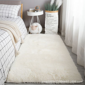 Nordic Style Tie-dye Gradient Shaggy Carpet Washable