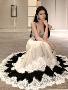 CHANGTONG | Elegant French Style Birthday Dress for Spring