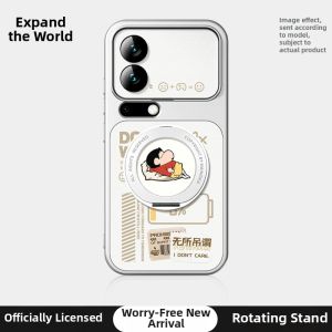 Universal Xiaomi Compatible Phone Case Stand Magnetic Lens Protection Leather