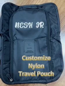 Customize Nylon Travel Shoe Pouch Waterproof Shoe Pouch Portable Storage Bag