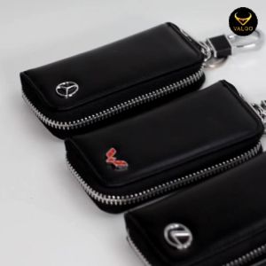 [VALQO] PIAZO Gantungan kunci Kulit Sapi Bisa untuk tempat Remot & Dompet STNK Mobil Motor