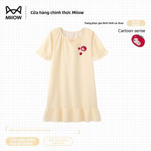 MiiOW | Đồ Ngủ Bông 2 Lớp Mùa Hè Hình Thú Đáng Yêu