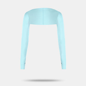 LOOGDEEL Summer Thumb Hole Arm Sleeve Shoulder Shawl Thin Breathable UV Protection Cooling High Elastic Women Golf Running