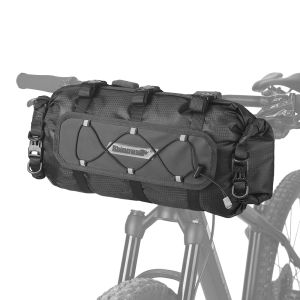 Rhinowalk Bicycle Handlebar Bag 12L Waterproof Replaceable Inner Bag Bicycle Front Bag Outdoor Travel Bicycle Luggage Storage Shoulder Bag Bicycle Accessories For Mountain Bike Road Bike Travel Bike