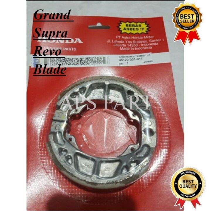 Kampas Rem Tromol Belakang Honda Grand Supra Revo Blade Lazada Indonesia