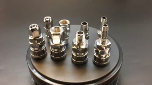 8 IN 1 Air Hose Connector Hose Fittings Connector Coupler Set PpPfPhPmSpSfShSm 20 1/4" Metal Quick Pneumatic Fitting