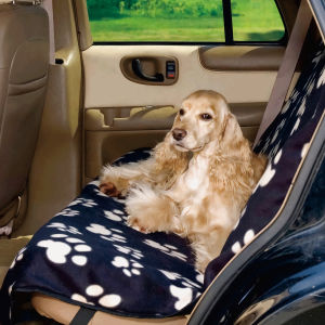 Họa tiết cún cưng bọc ghế ô tô nệm không thấm nước võng chó cưng tự động Ghế sau protecter chăn