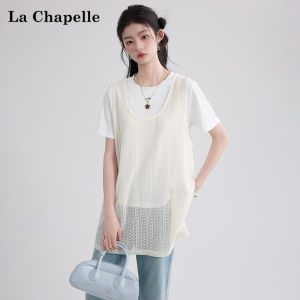 La Chapelle | Lace Hollow Summer Resort Style T-Shirt Set