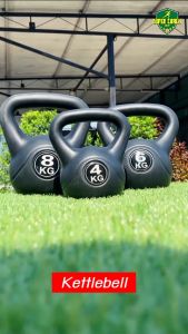 Kettlebell 8 kg./ เคตเทิลเบล ดัมเบล Kettlebell Dumbbell กิโลกรัม ดัมเบลหูหิ้ว ลูกยกน้ำหนัก ดัมเบลลูกตุ้ม ดัมเบล์ยกน้ำหนัก