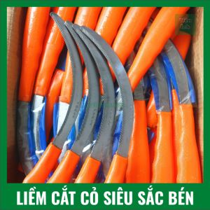 Liềm Cắt Cỏ Siêu Bén Làm Từ Thép Đặc Biệt Kích Thước 28cm 31cm Sử Dụng Cắt Cỏ Lúa Cây Trồng Nông Nghiệp