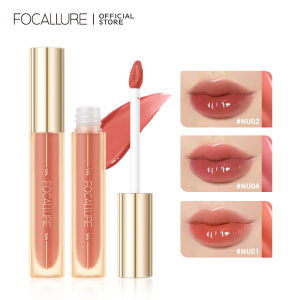 FOCALLURE AmberGold Glasting Juicy Dewy Essence Lip Tint Lip Care 3 Textures High Pigmented Zero Burden Stain-Lock Watery Non-sticky Plumpy Long Wear Easy To Remove