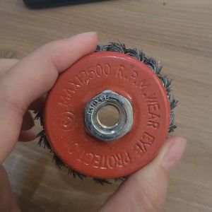 TAIWAN Sikat Mangkok Kepang 3 inch - Cup Brush Twisted Gerinda Tangan