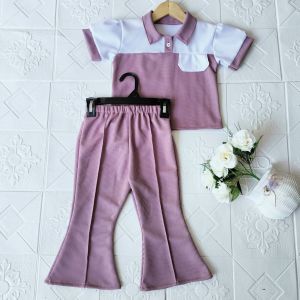 Oneset Anak Perempuan Kekinian Usia 1 Sampai 6 Tahun Terbaru Bahan Waffle Knit Mewah Defila