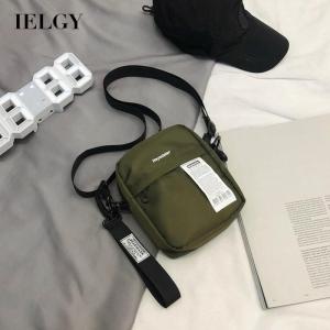 IELGY mens korean style lightweight nylon messenger bag