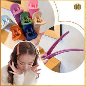 SIGVARD - Jepitan Rambut korea import motif Bebek Doff Besar 8 cm anak perempuan & dewasa Acc25