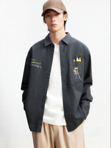 Jack Jones | Casual Stylish Loose Embroidery Shirt