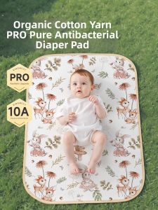EINGMEDYFRESH | Waterproof Breathable Washable Cotton Diaper Mat