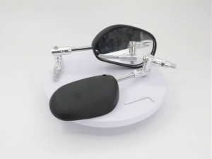 SIDE MIRROR FOLDING MECHANISM STEM REAR NON-GRADED MIRROR UNIVERSAL FOR MOTORCYCLE with built-in bracket