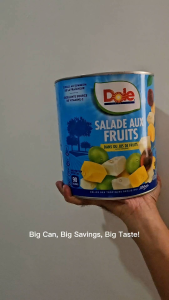 Dole Western Style Fruit Cocktail Salad 3kg – Mixed Tropical Fruit in Syrup