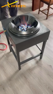 XINHONG Stainless Steel Fierce Fire Stove Commercial Wok Gas Burner High Pressure Single-cooker Cooktop Liquefied Gas Stove for Kitchen