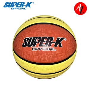 Super-K Basketball Rubber Brown with Panel Size 7