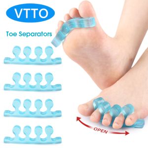 VTTO 2Pcs Silicone Toe Separator Fingers Feet Toe Spreader Hallux Valgus Bunion Corrector Toe Straightener Corrector Finger Separators