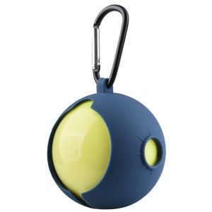 กระเป๋าเก็บลูกกอล์ฟแบบพกพา ปลอกซิลิโคนสำหรับลูกกอล์ฟพร้อมคลิปคาราไบเนอร์ กระเป๋าใส่ลูกกอล์ฟ อุปกรณ์กีฬากอล์ฟ