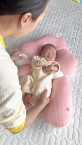 Baby U-Shaped Pillow for Flat Head Prevention | Soothing Newborn Sleep Support with Bolster