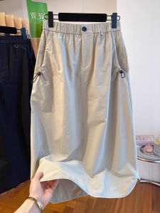 Chân Váy A-line Cổ Điển Đa Năng Thun eo Cao