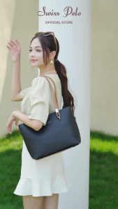 SWISS POLO LADIES PU LEATHER TOP HANDLE TOTE BAG HNY 3330