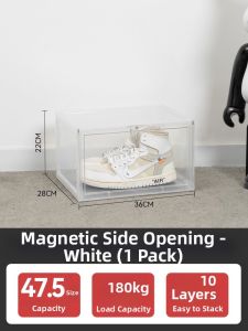 GOTO | Foldable Transparent Plastic Shoe Organizer