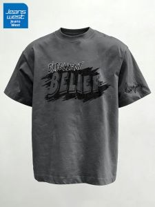 Jeanswest | American Style Heavyweight Cotton Short Sleeve Loose Fit T-shirt