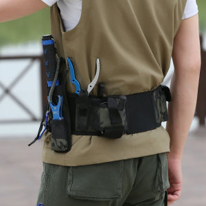 New Waist Belt Lure Waist Bag Tactical Belt Magic Xiaoqiang Lei Qiang Belt Fishing Bag Fishing Lure Bag Belt
